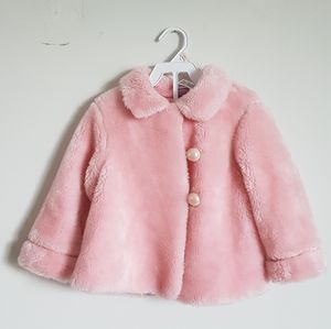 Disney's princess pink faux coat 2T
